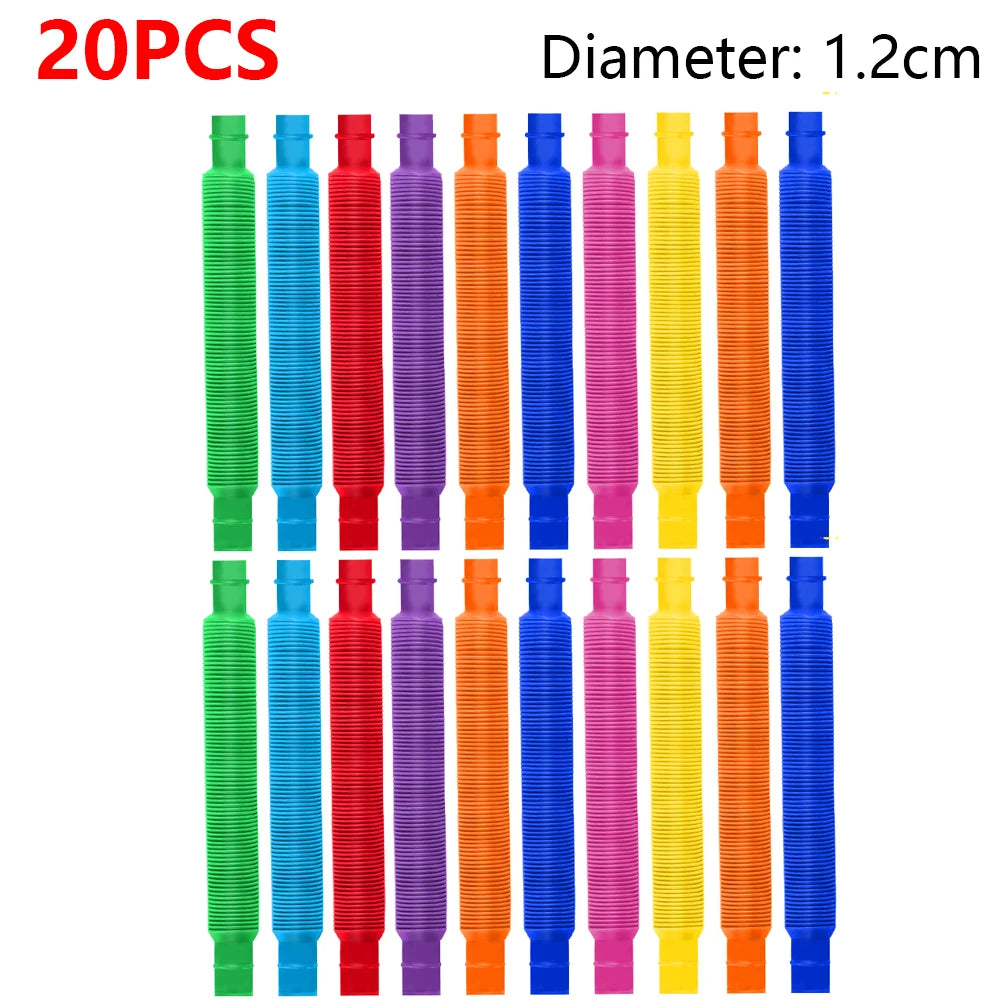 Colorful Stretch & Connect Pop Tubes