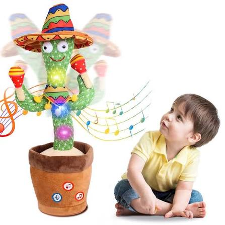 Dancing Talking Cactus Toy with Voice Repeat 🌵