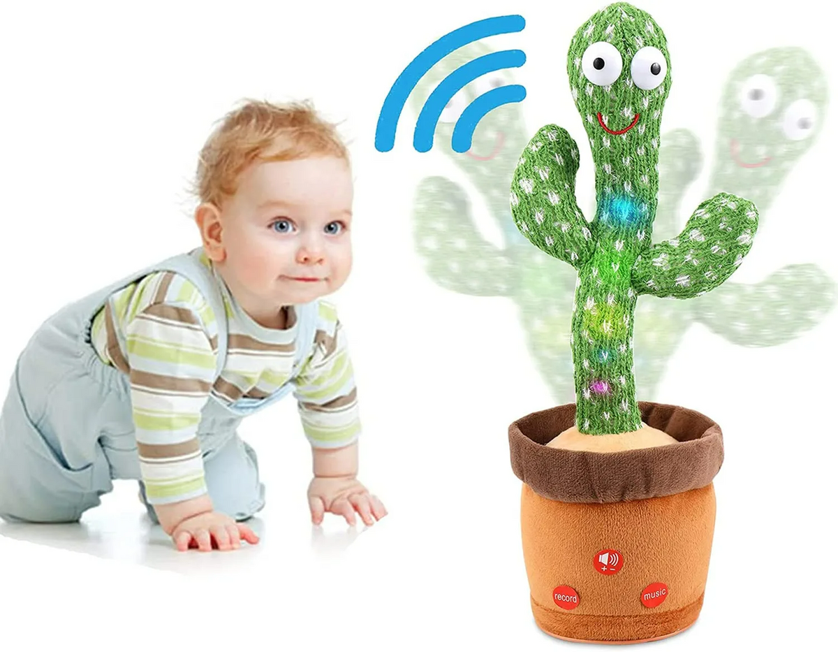 Dancing Cactus Mimicking Toy Repeats What You Say 🌵