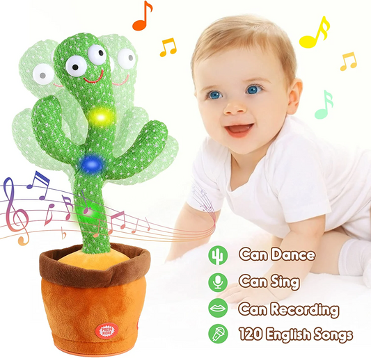 Dancing Cactus Mimicking Toy Repeats What You Say 🌵