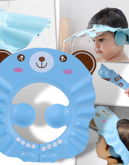 Shower Cap & Ear Protectors for Kids