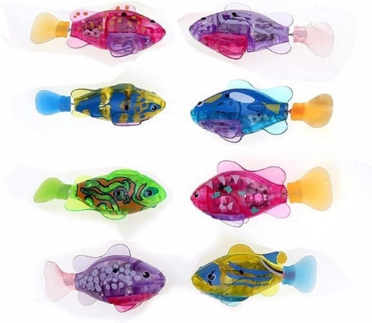 LED Swimming Robot Fish Set – 5 Pack