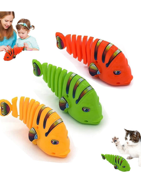 Wind-Up Wiggle Fish Toys
