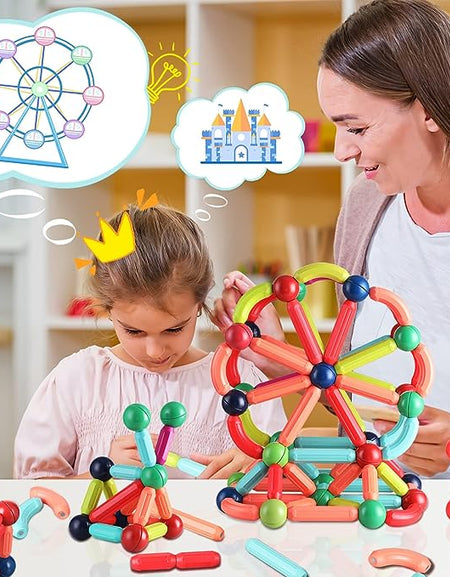 Magic Construction Set Magnetic Balls Stick Building Blocks