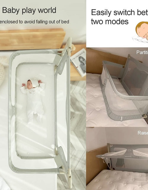 Load image into Gallery viewer, Baby Attach To Bed Bedside Crib Easy Folding
