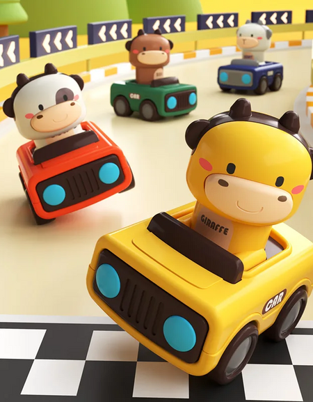 Cute Animal Press and Go Toy Car