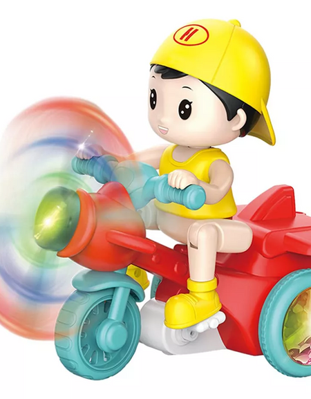 Cool Electronic Stunt Tricycle Stunt Boy Child Crawling Toy