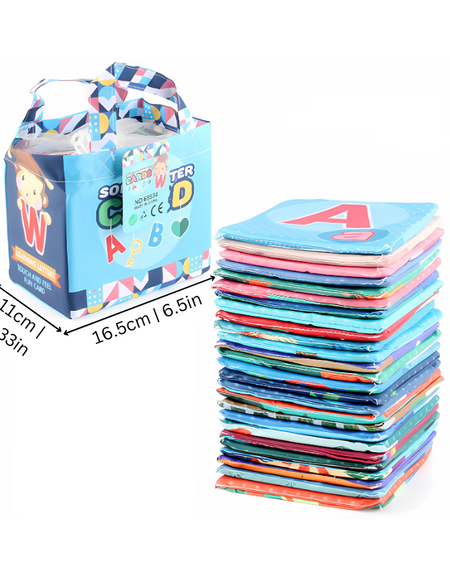 Colorful Soft Alphabet Cards for Toddlers