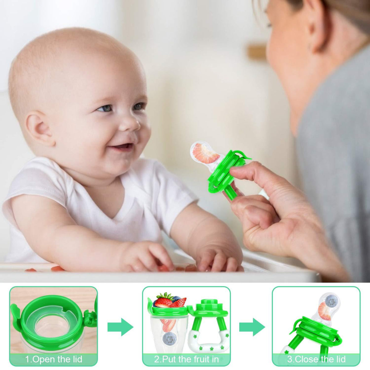 Silicone Baby Fruit Feeder & Teether