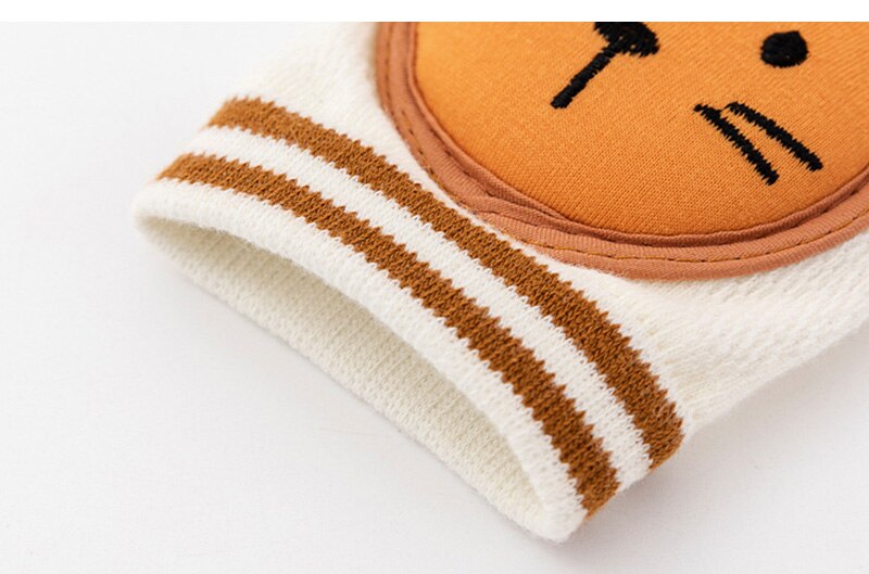 Padded Animal Face Baby Knee Pad Kids Safety Crawling Elbow Cushion
