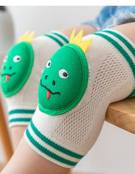 Padded Animal Face Baby Knee Pad Kids Safety Crawling Elbow Cushion