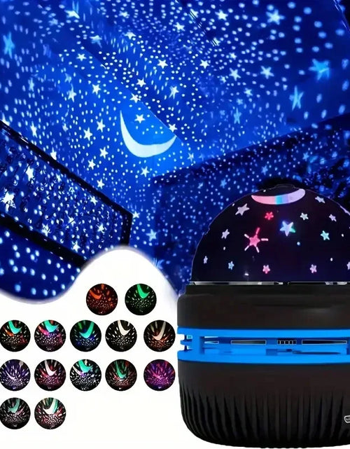 Load image into Gallery viewer, LED Starry Sky Night Lights USB Projector Lamp Magic Ball Moon Star Christmas Lights Home Room Atmosphere Decorations
