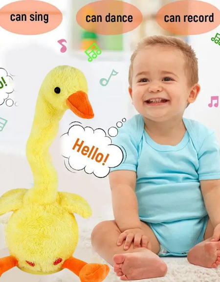 Talking Dancing Duck Plushie Toy