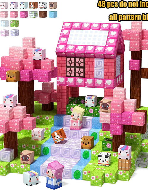 Load image into Gallery viewer, New Magnetic Building Blocks Mine World Magnetic Cozy Forest Cabin Construction Brick Cube STEM Boy Girl Children Toy Set Gift
