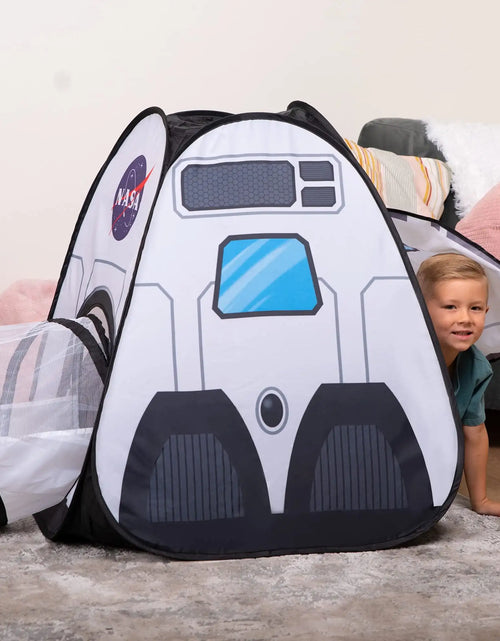 Load image into Gallery viewer, Joyfy Rocket Ship Play Tents Set Pop up Play house with Tunnel 3-Piece Play Tent for Kids Pretend Play Birthday Gift
