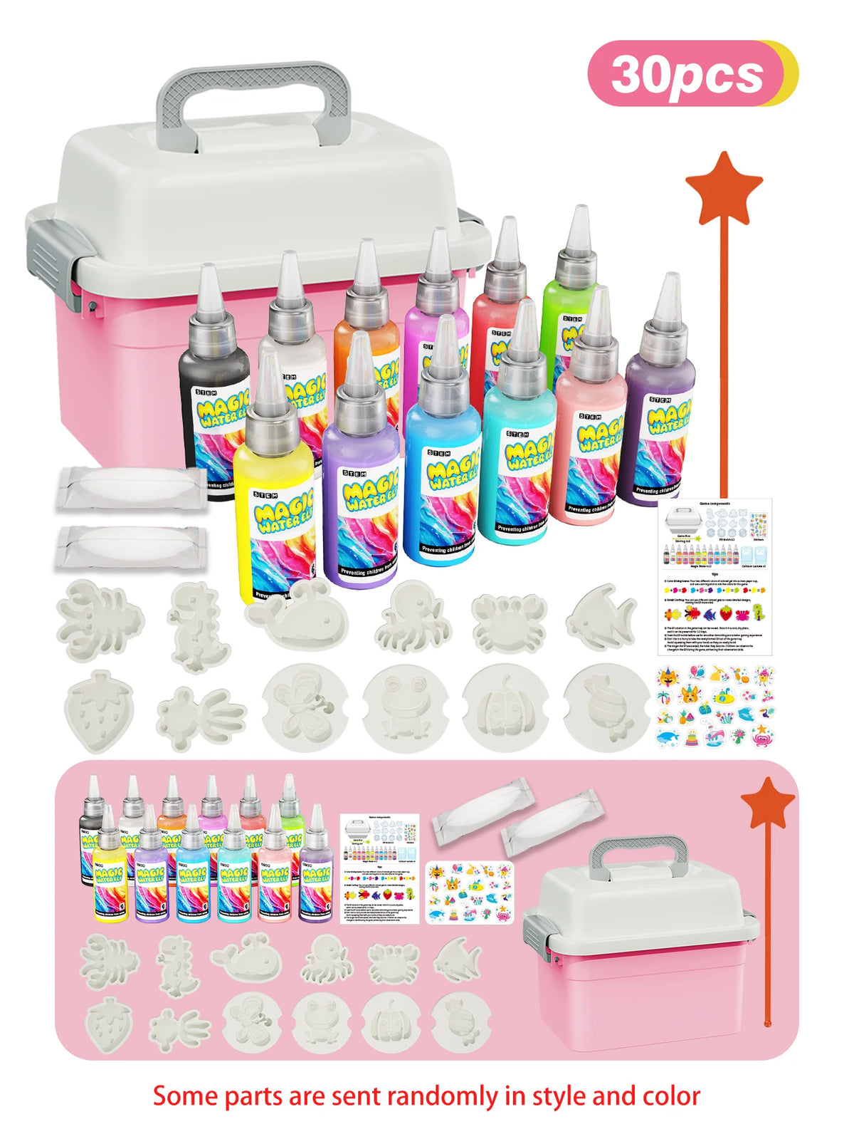 Fun Science Experiment Set, DIY Magical 3D Water Elf, Graffiti Painting Floating Toy