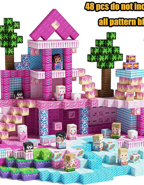 Load image into Gallery viewer, New Magnetic Building Blocks Mine World Magnetic Cozy Forest Cabin Construction Brick Cube STEM Boy Girl Children Toy Set Gift
