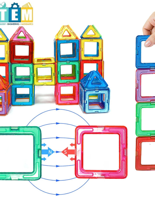 Load image into Gallery viewer, Magnetic Building Blocks Construction Sets Toy For Kids DIY Toys STEM Learning Educational Magnet Toys Birthday Gift
