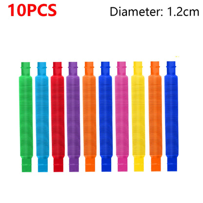 Colorful Stretch & Connect Pop Tubes