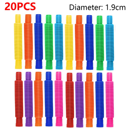 Colorful Stretch & Connect Pop Tubes
