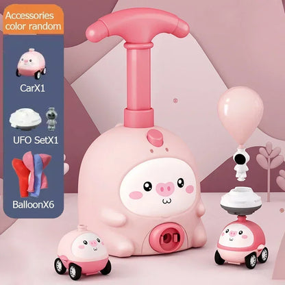 Air-Powered Balloon Car Launcher