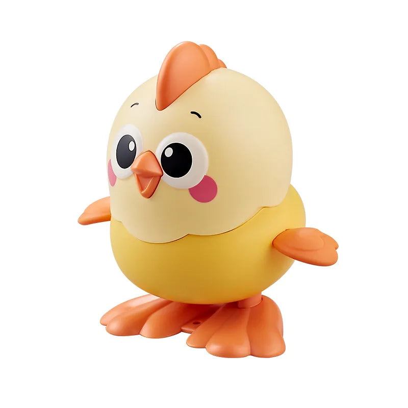Funny Colorful Chick Reptile Clockwork Crawling Toy Rocky Swing Wind up Toy