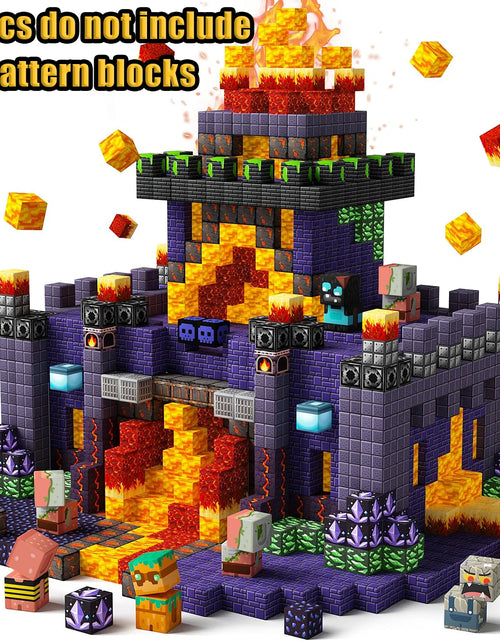 Load image into Gallery viewer, New Magnetic Building Blocks Mine World Magnetic Cozy Forest Cabin Construction Brick Cube STEM Boy Girl Children Toy Set Gift
