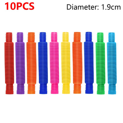 Colorful Stretch & Connect Pop Tubes