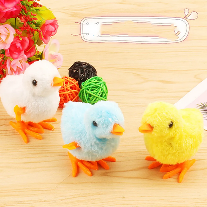 Colorful Wind-Up Walking Chicks