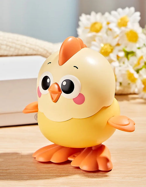 Load image into Gallery viewer, Funny Colorful Chick Reptile Clockwork Crawling Toy Rocky Swing Wind up Toy
