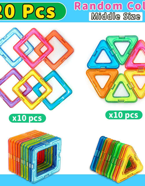 Load image into Gallery viewer, Magnetic Building Blocks Construction Sets Toy For Kids DIY Toys STEM Learning Educational Magnet Toys Birthday Gift

