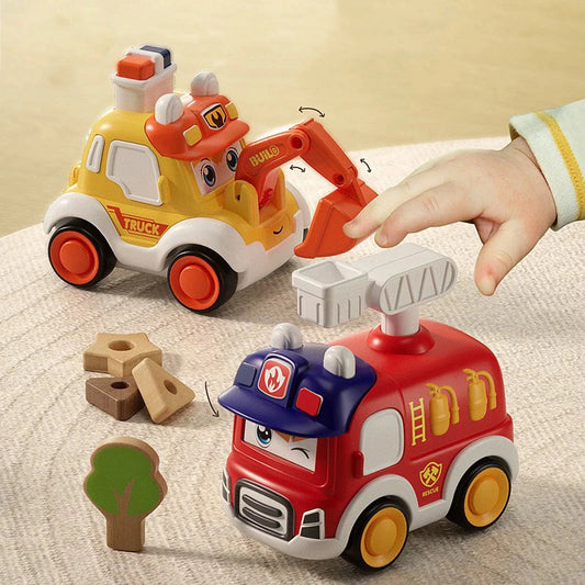 Press & Go Rescue Vehicle Set