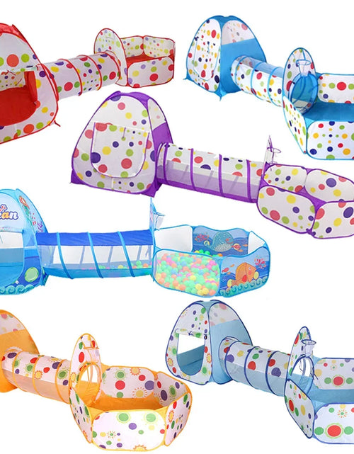 Load image into Gallery viewer, Children Ball Pool Baby Balloon Playpen Portable Kids Tent Ball Pit Crawling Tunnel Kid Playground Yard Room Pool Kids Gifts
