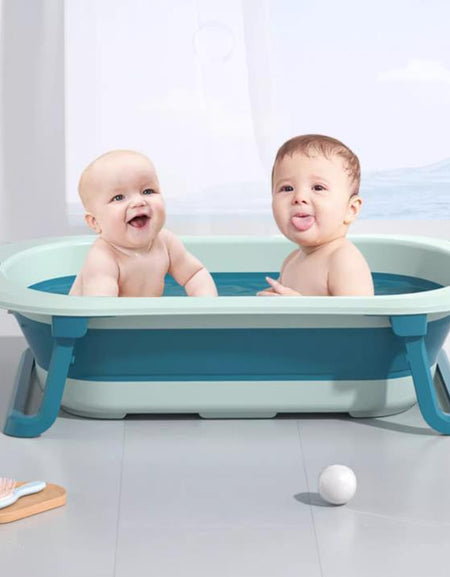BabyTub-Folding Baby Portable Shower Bathtub With Cushion Anti-Slip