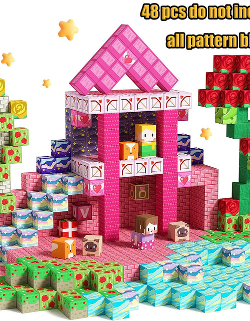 Load image into Gallery viewer, New Magnetic Building Blocks Mine World Magnetic Cozy Forest Cabin Construction Brick Cube STEM Boy Girl Children Toy Set Gift
