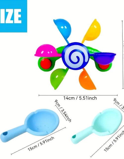 Load image into Gallery viewer, Fun Spinning Windmill Bath Toys, Sensory Bath Gifts for Children, Ideal Birthday and Christmas Gifts, Pool Shower, Flotador Bebe
