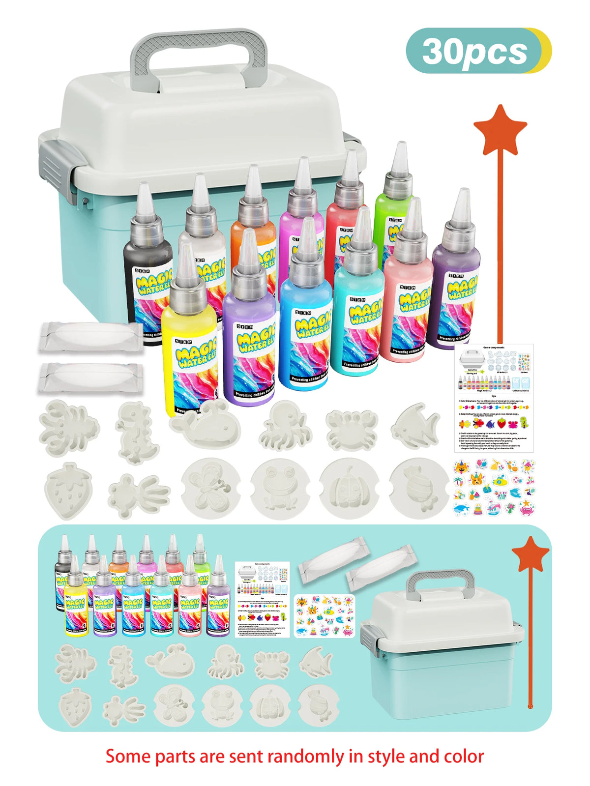 Fun Science Experiment Set, DIY Magical 3D Water Elf, Graffiti Painting Floating Toy