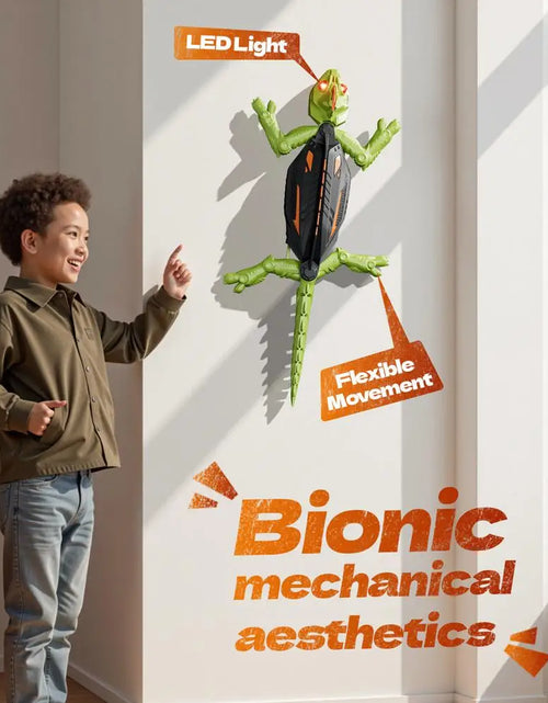 Load image into Gallery viewer, Wall Climbing RC Gecko Toy Electric remote control lizard wall climbing car gecko Animal Car Children's Halloween Toys
