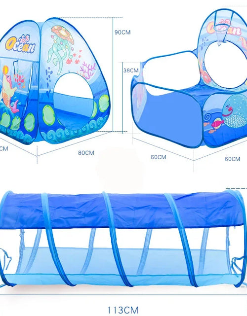 Load image into Gallery viewer, Children Ball Pool Baby Balloon Playpen Portable Kids Tent Ball Pit Crawling Tunnel Kid Playground Yard Room Pool Kids Gifts
