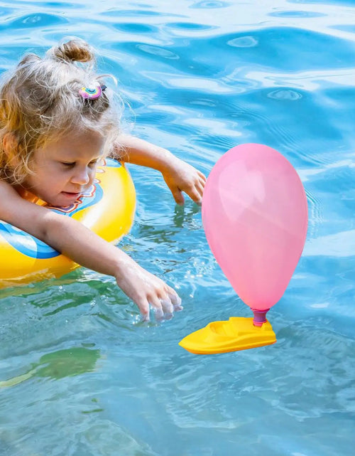 Load image into Gallery viewer, random color Balloon Power Boat DIY Science Experiment Balloon Car Educational Equipment Inertia Toy Kindergarten With 3Balloons
