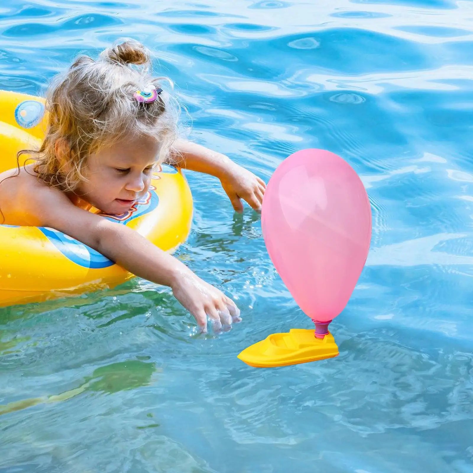 random color Balloon Power Boat DIY Science Experiment Balloon Car Educational Equipment Inertia Toy Kindergarten With 3Balloons