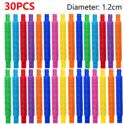 Colorful Stretch & Connect Pop Tubes