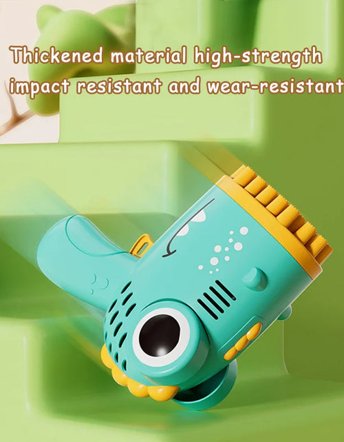 Load image into Gallery viewer, 40 Hole Dinosaur Bubble Handheld Bubble Machine, Electric Bubble Gun Outdoor Wedding Party Toy(without Bubble Water)
