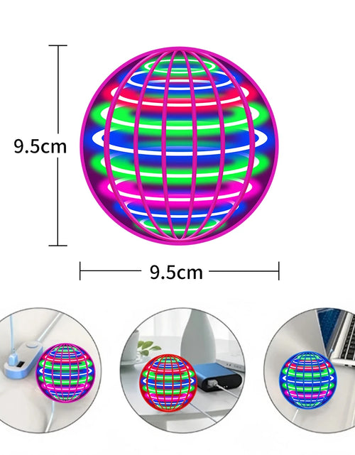 Load image into Gallery viewer, Flying Ball, Automatic Spinning Ball, LED Dazzling Lights, Floating Magic, Fan, UFO Flying Machine, Toy, Gift, Game, Sports Ball
