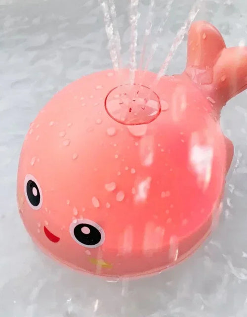 Load image into Gallery viewer, Baby Bath Toys Spray Water Shower Bathing Toys for Kids Electric Whale Bath Ball with Light Music LED Light Toys Bathtub Toy
