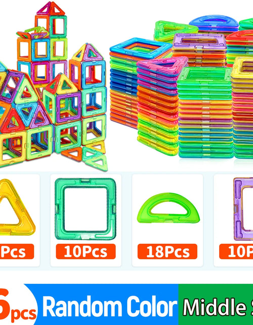 Load image into Gallery viewer, Magnetic Building Blocks Construction Sets Toy For Kids DIY Toys STEM Learning Educational Magnet Toys Birthday Gift
