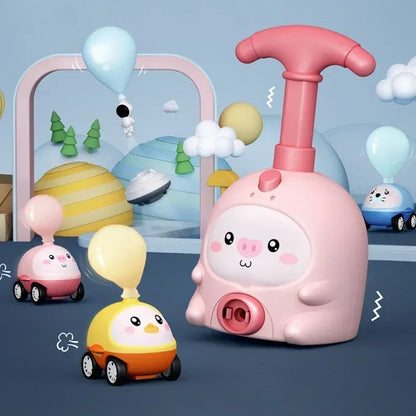 Air-Powered Balloon Car Launcher