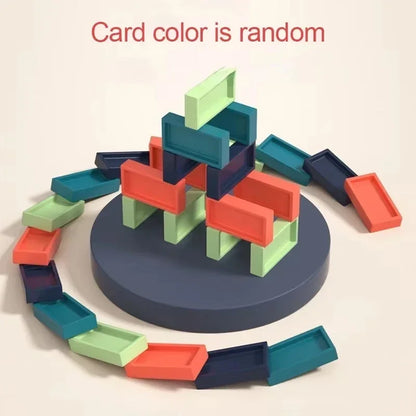 Automatic Domino-Laying Train Set