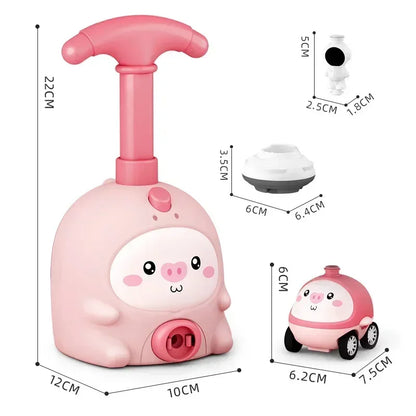 Air-Powered Balloon Car Launcher
