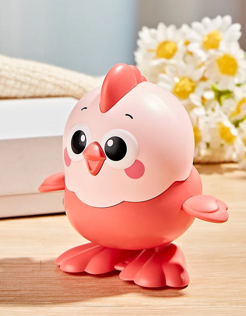Load image into Gallery viewer, Funny Colorful Chick Reptile Clockwork Crawling Toy Rocky Swing Wind up Toy
